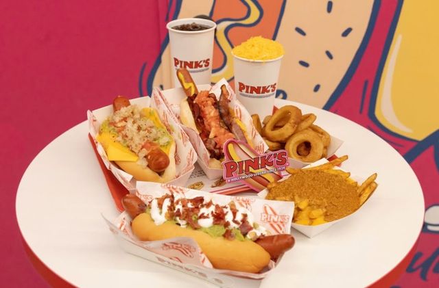 핑크스 핫도그 메뉴 사진. / 핑크스 핫도그 인스타그램