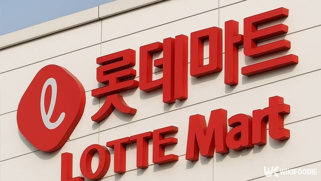 롯데마트 간판 사진. / 위키푸디