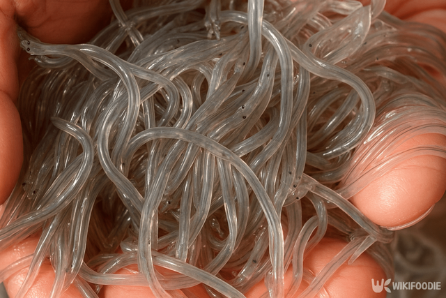 장어 치어 자료 사진. / 위키푸디