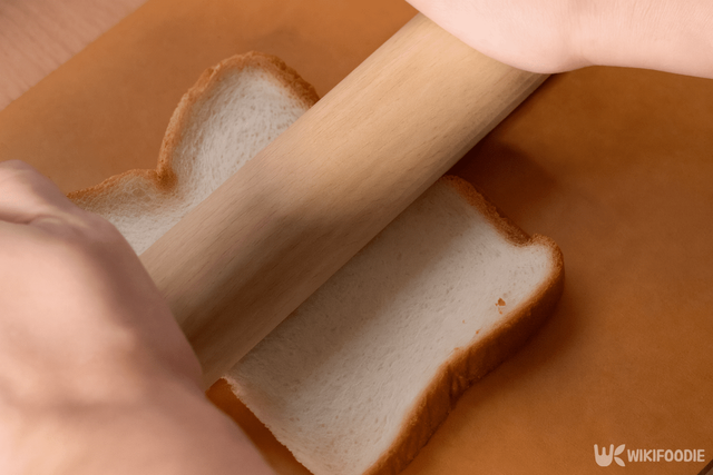 식빵롤 만드는 자료 사진. / 위키푸디