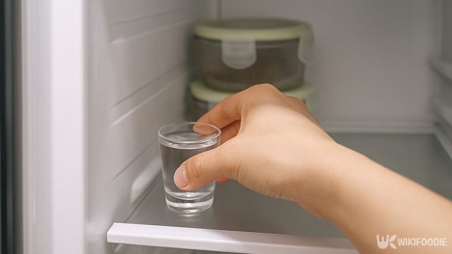 냉장고 안에 소주 컵을 넣는 자료 사진. / 위키푸디