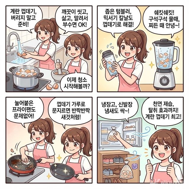 4컷 만화. / 위키푸디
