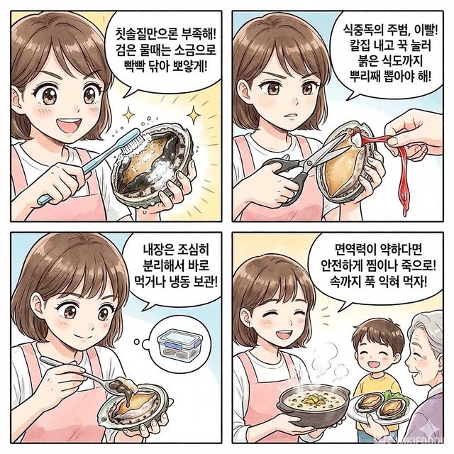 4컷 만화. / 위키푸디