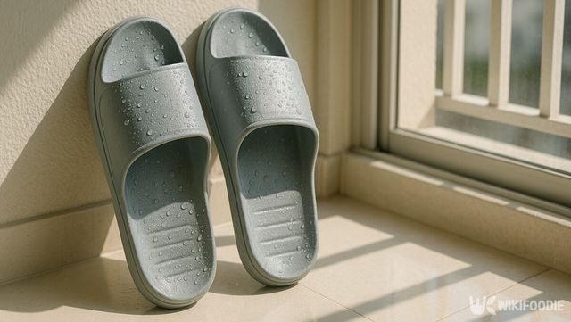 욕실 슬리퍼 자료 사진. / 위키푸디