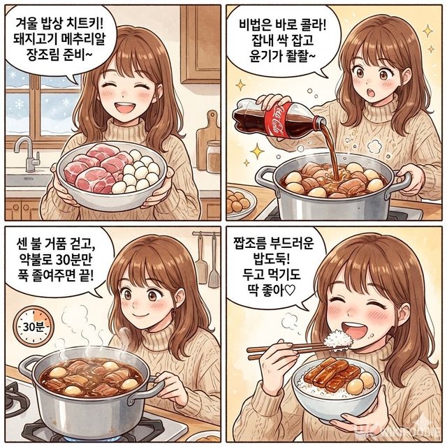 4컷 만화. / 위키푸디