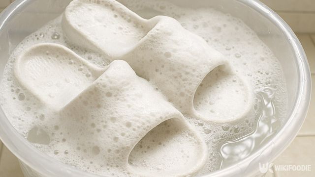 욕실 슬리퍼 자료 사진. / 위키푸디