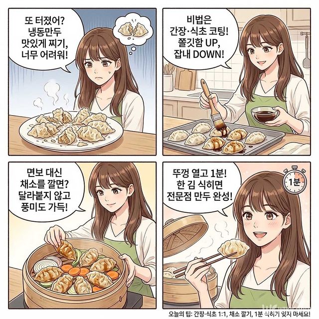 4컷 만화. / 위키푸디