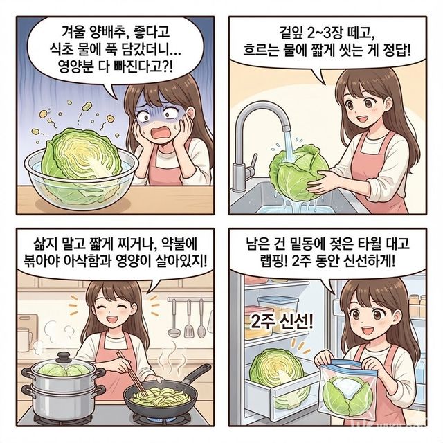 4컷 만화. / 위키푸디