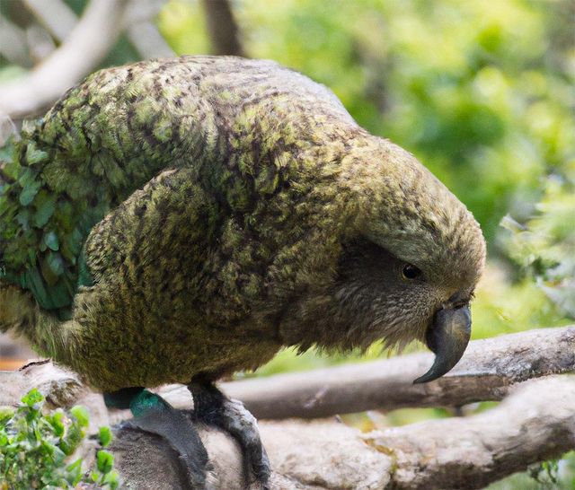 카카포는 나무를 탈 때 부리와 발을 이용한다. / Bruyu-shutterstock.com