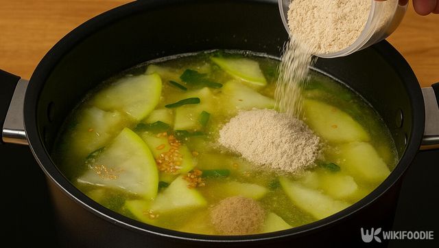 들깨 뭇국 자료 사진. / 위키푸디