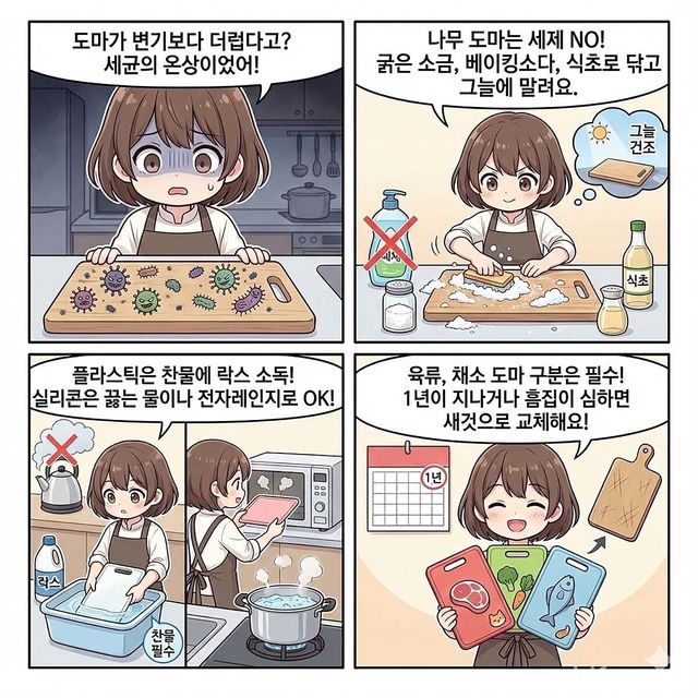 4컷 만화. / 위키푸디