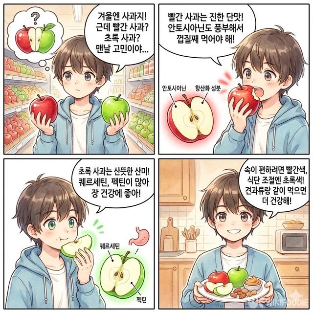 4컷 만화. / 위키푸디