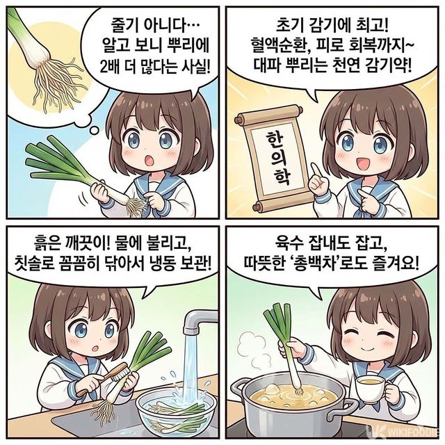 4컷 만화. / 위키푸디