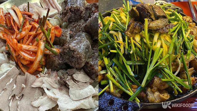 함경도찹쌀순대, 별미곱창 자료 사진. / 위키푸디