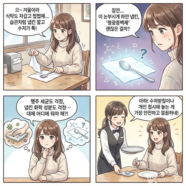 4컷 만화. / 위키푸디
