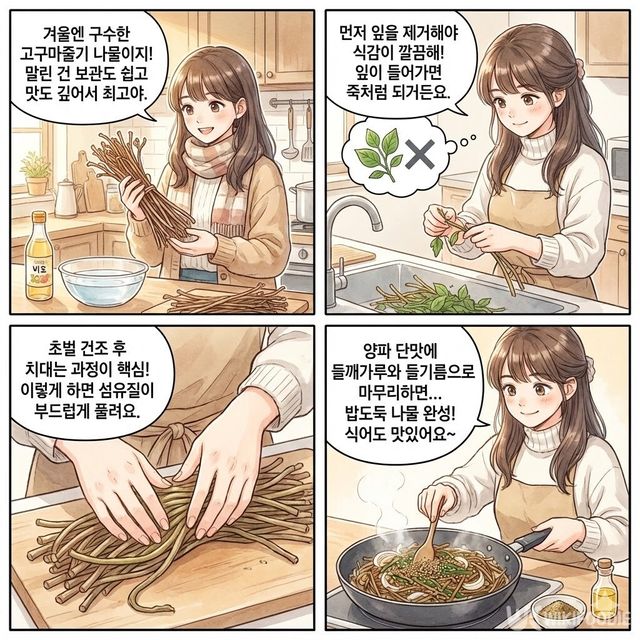 4컷 만화. / 위키푸디