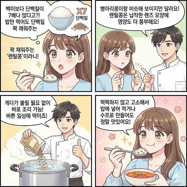 4컷 만화. / 위키푸디