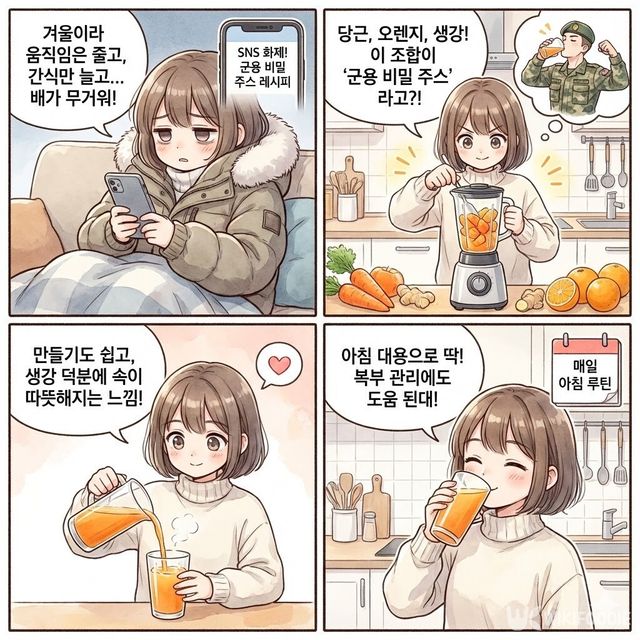 4컷 만화. / 위키푸디