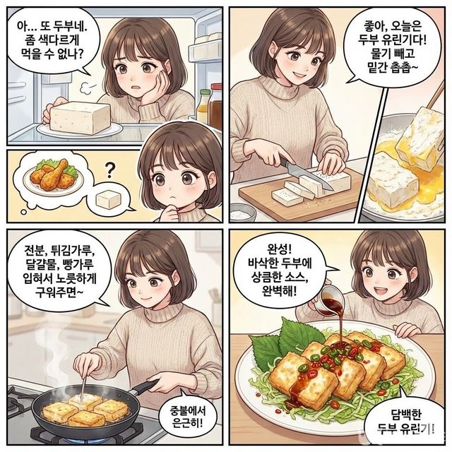 4컷 만화. / 위키푸디