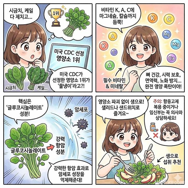 4컷 만화. / 위키푸디