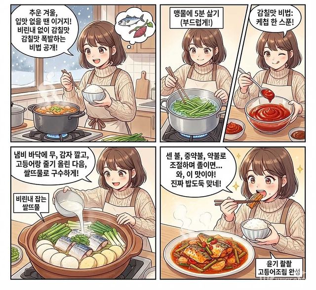 4컷 만화. / 위키푸디