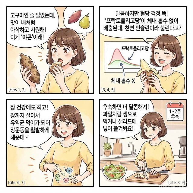 4컷 만화. / 위키푸디