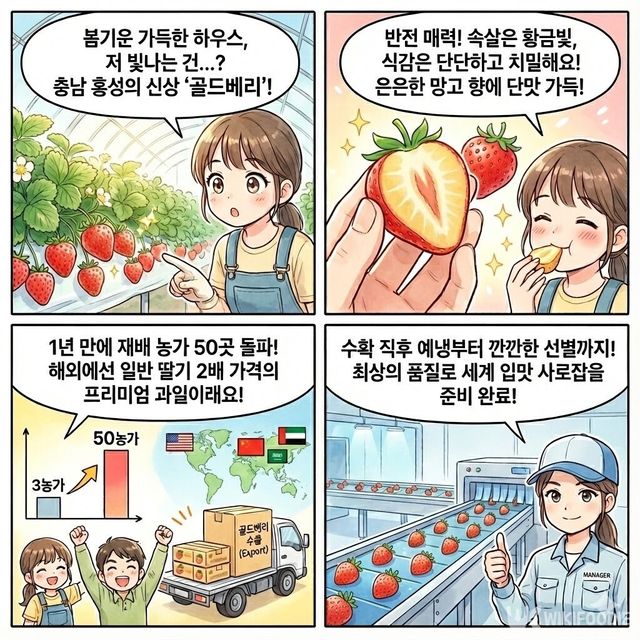 4컷 만화. / 위키푸디