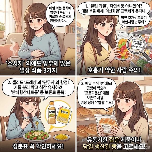 4컷 만화. / 위키푸디