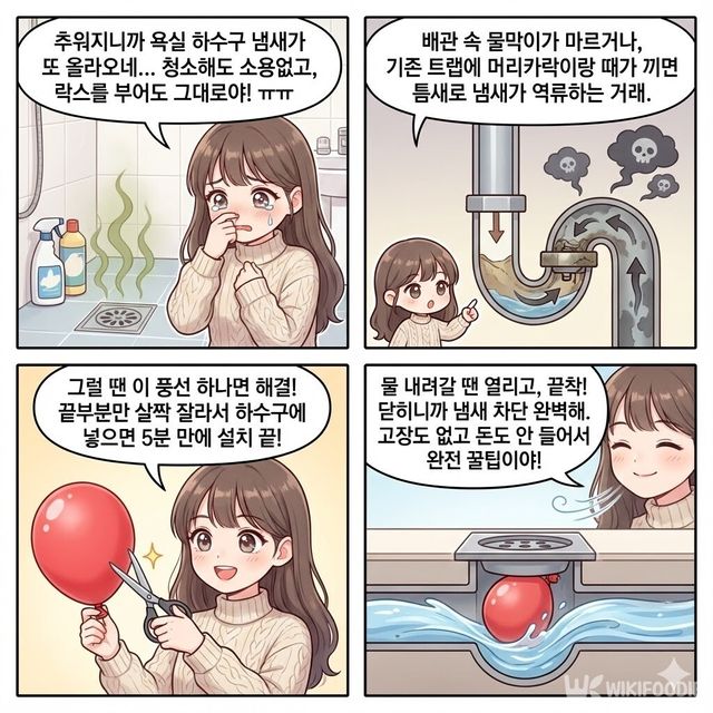 4컷 만화. / 위키푸디