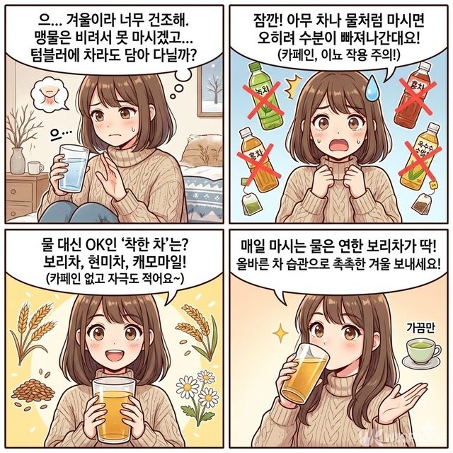 4컷 만화. / 위키푸디