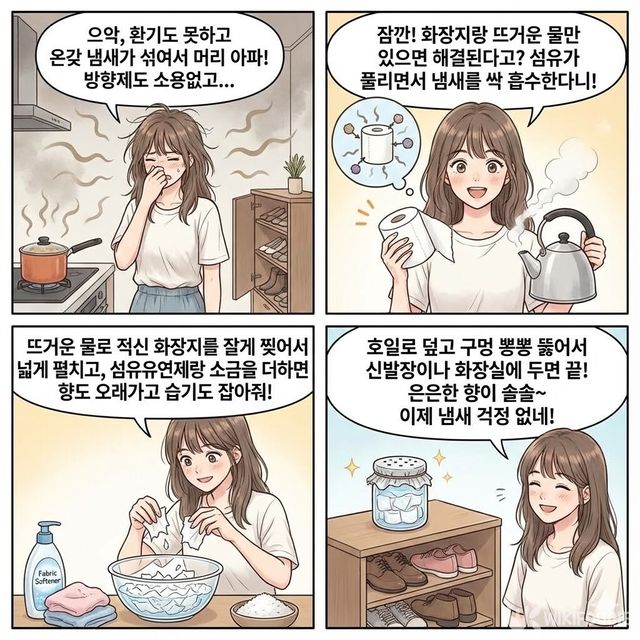 4컷 만화. / 위키푸디
