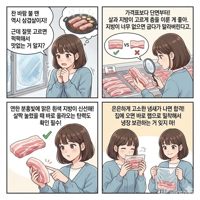 4컷 만화. / 위키푸디
