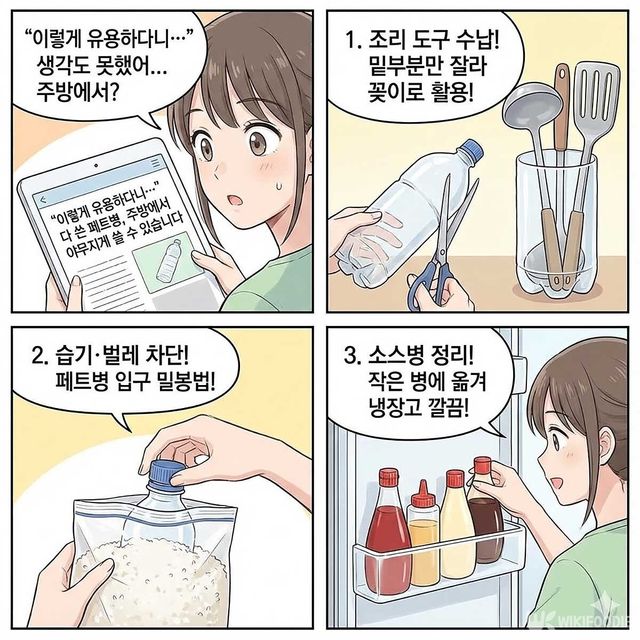 4컷 만화. / 위키푸디