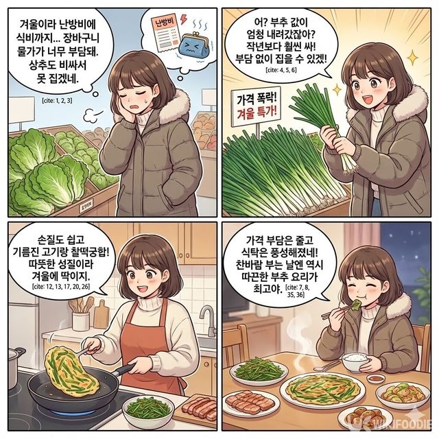 4컷 만화. / 위키푸디