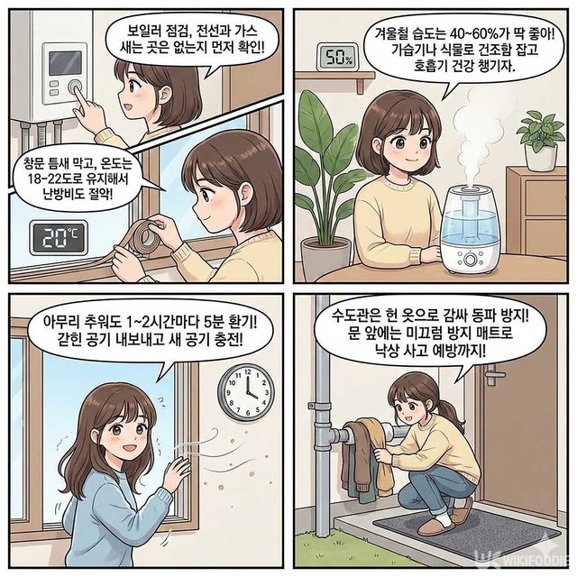 4컷 만화. / 위키푸디