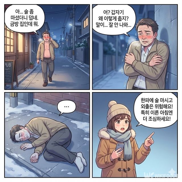 4컷 만화. / 위키푸디