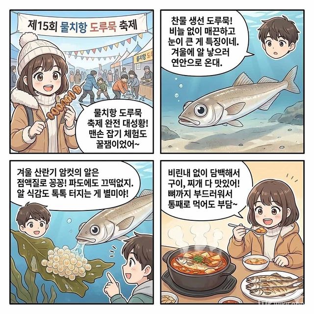 4컷 만화. / 위키푸디