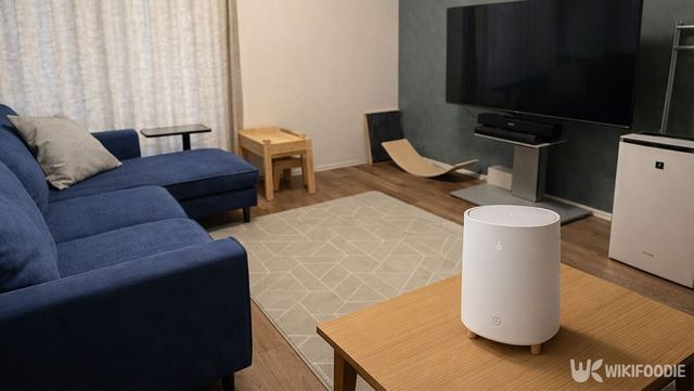 거실에 가습기를 둔 모습이다. / 위키푸디