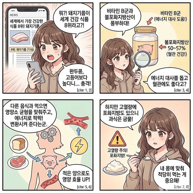 4컷 만화. / 위키푸디