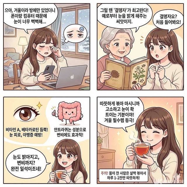 4컷 만화. / 위키푸디