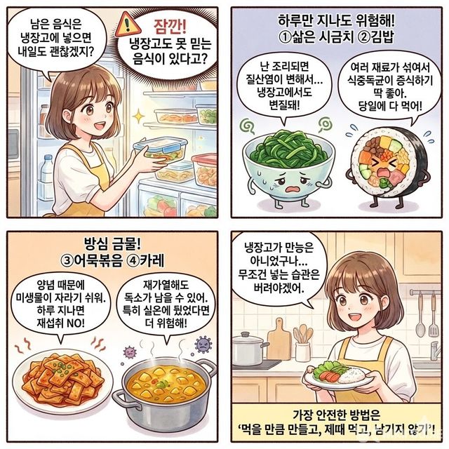 4컷 만화. / 위키푸디