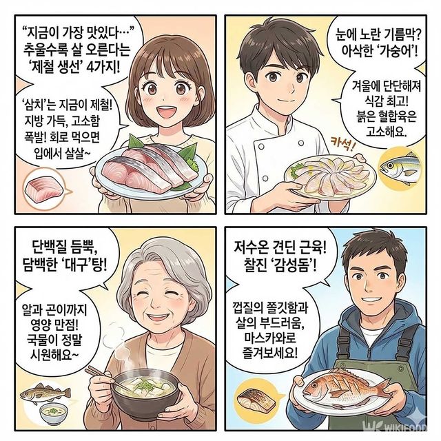 4컷 만화. / 위키푸디