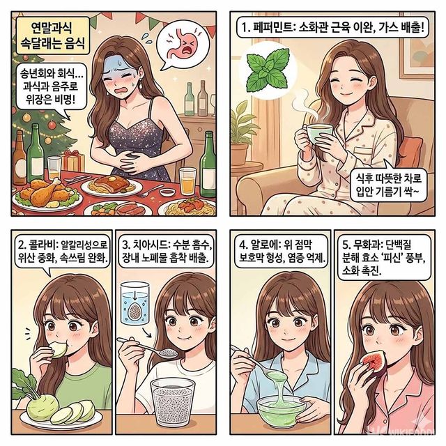 4컷 만화. / 위키푸디