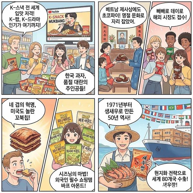 4컷 만화. / 위키푸디