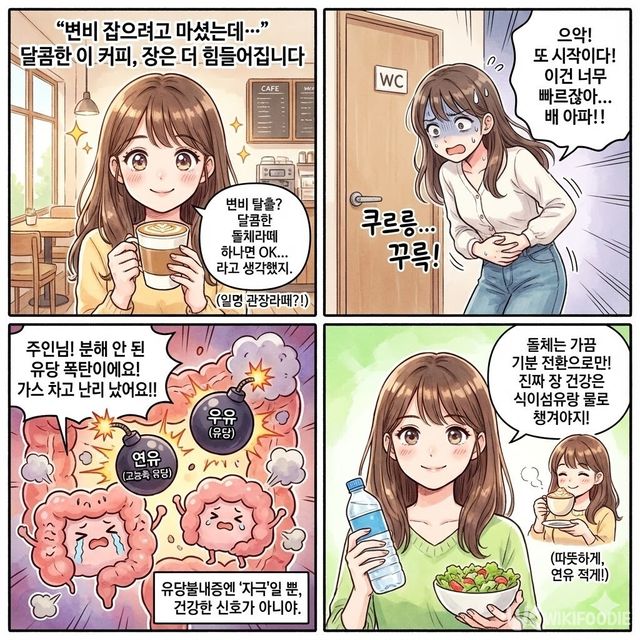4컷 만화. / 위키푸디