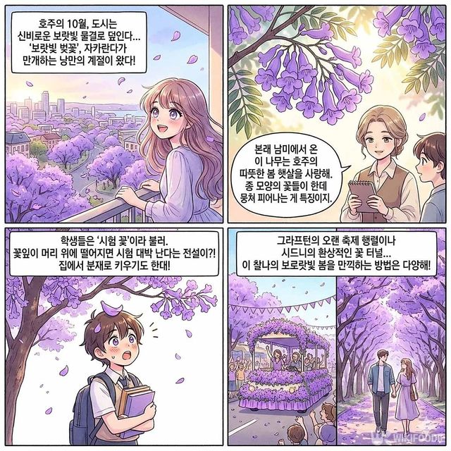 4컷 만화. / 위키푸디