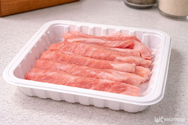 항정살 한 팩이 식탁에 놓여 있다. / 위키푸디