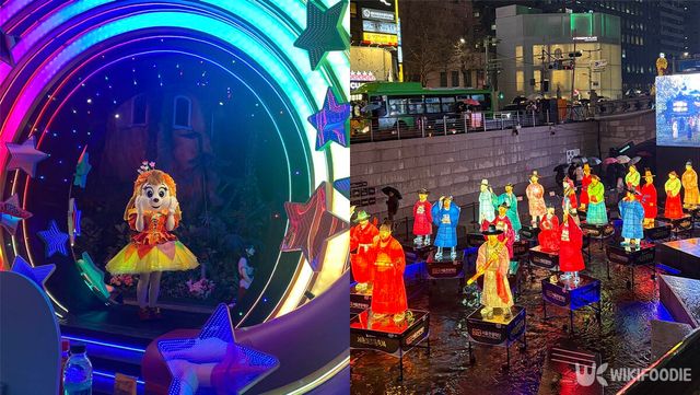 롯데월드, 서울빛초롱축제 자료 사진. / 위키푸디