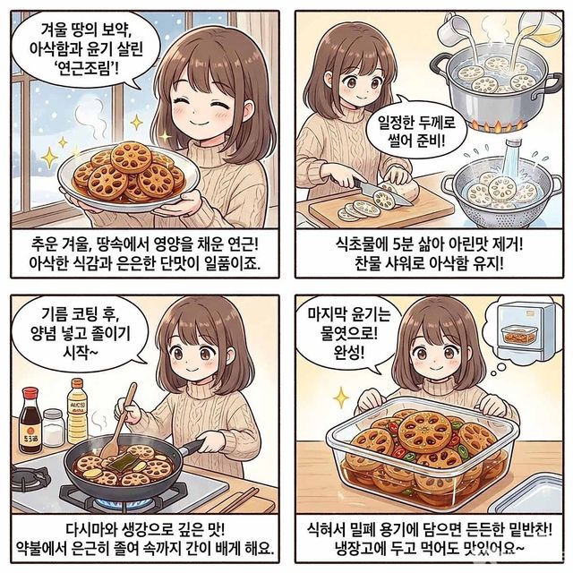 4컷 만화. / 위키푸디