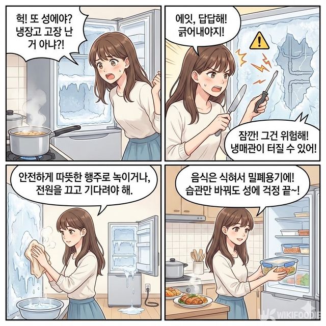 4컷 만화. / 위키푸디